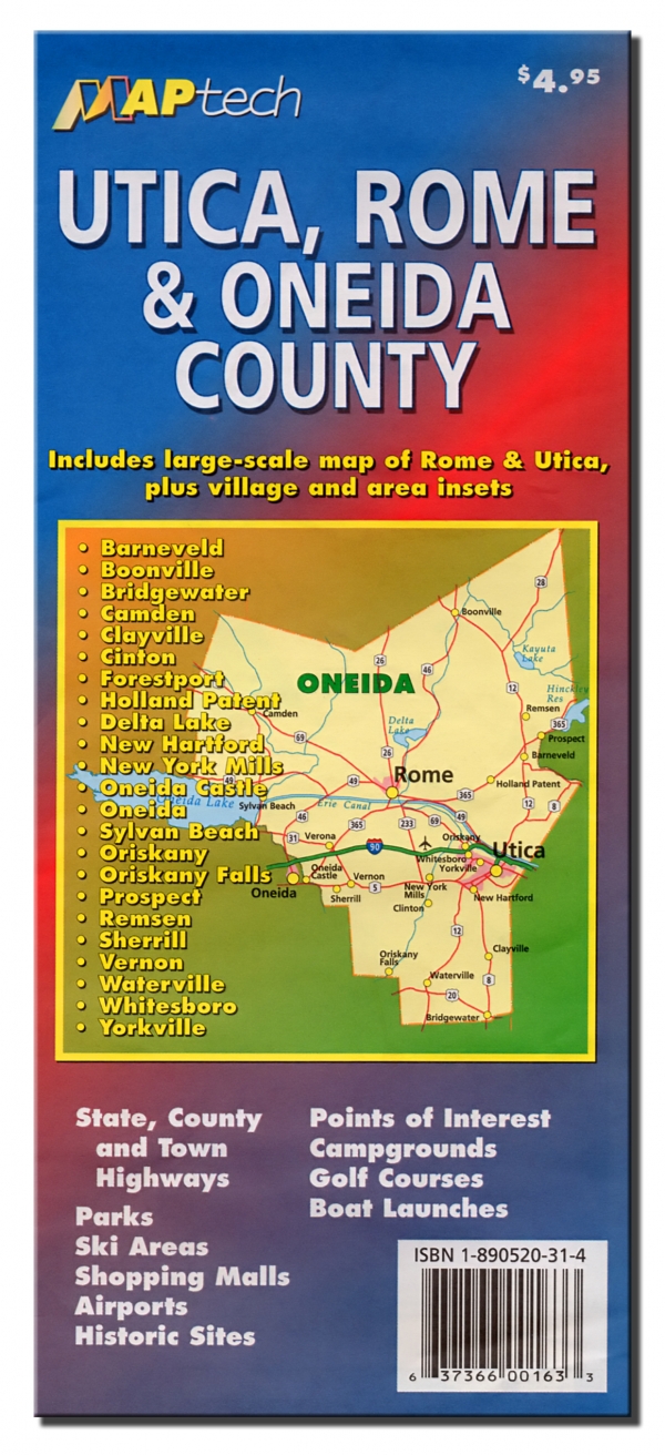 Utica, Rome & Oneida County New York | The Map Source